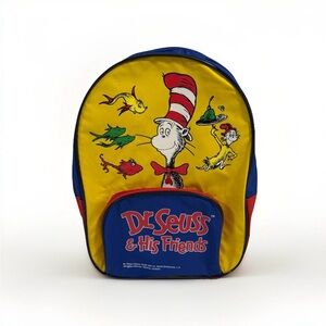 Dr. Seuss Yellow and Blue Backpack
